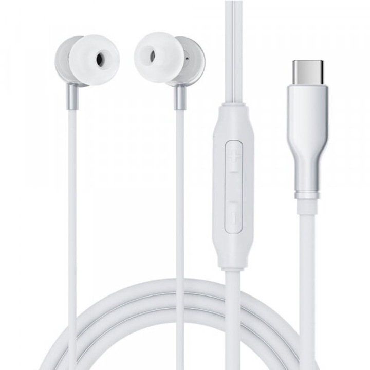 Casti Handsfree USB-C Acefast L8, Gri