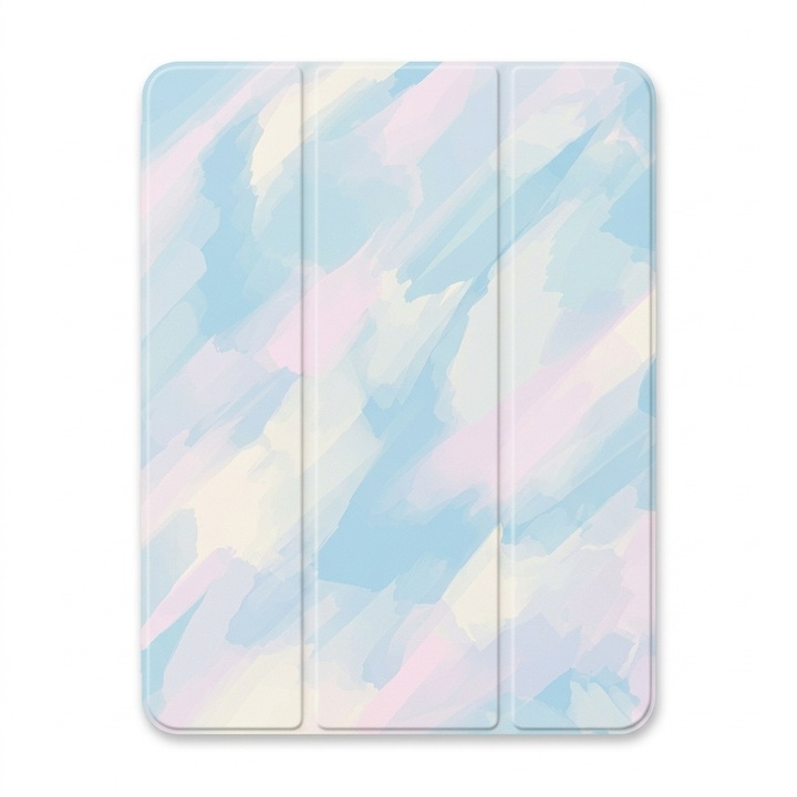 Husa protectie pentru iPad Pro 11" (2021), Tip carte, Silicon, Multicolor