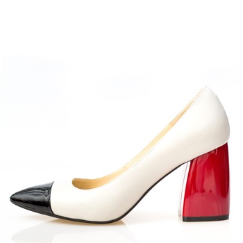 Pantofi dama, Thea Visconti, multicolori, toc 7 cm, Multicolor Pantofi dama, Thea Visconti, multicolori, toc 7 cm, Multicolor
