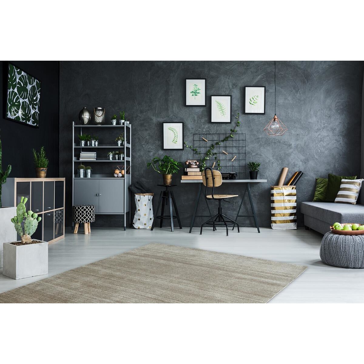 Covor Decorino C-256708 Unicolor Lana/Vascoza 160x230 cm