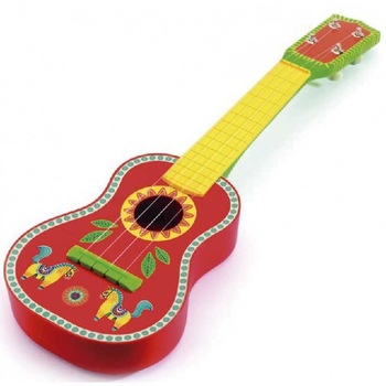 Instrument muzical,Djeco,chitara mica multicolor Instrument muzical,Djeco,chitara mica multicolor