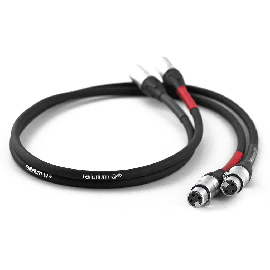 Cablu Interconect Stereo XLR Tellurium Q Black, 1.0m