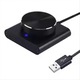 USB hangerőszabályzó E35-A116-E35-1350-CJ, multimédia forgatógomb, fekete