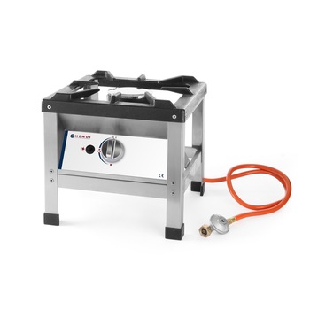 Aragaz portabil pentru exterior, alimentare gaz, 6.4 kW, inox, aprindere electronica, Hendi Kitchen Line, 425x425x(H)400mm Aragaz portabil pentru exterior, alimentare gaz, 6.4 kW, inox, aprindere electronica, Hendi Kitchen Line, 425x425x(H)400mm