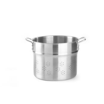 Cos Hendi pentru fierbere orez - perforat, aluminiu, 360x(H)290 mm, 18 litri, gama Budget Line Cos Hendi pentru fierbere orez - perforat, aluminiu, 360x(H)290 mm, 18 litri, gama Budget Line