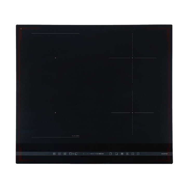 Plita pe gaz La Cottura 75 cm GX7KF53C, 5 arzatoare, gratar fonta, inox