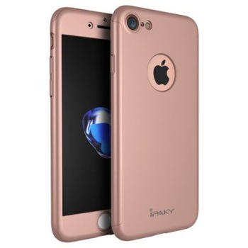 Husa FullBody MyStyle IPAKY Originala Rose-Gold pentru Apple iPhone 8 Plus ,acoperire completa 360 grade cu folie de protectie gratis Husa FullBody MyStyle IPAKY Originala Rose-Gold pentru Apple iPhone 8 Plus ,acoperire completa 360 grade cu folie de protectie gratis