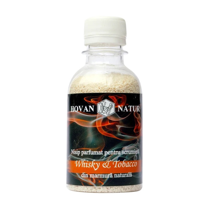 Nisip parfumat pentru scrumiera whisky l'tobacco 200gr hovan