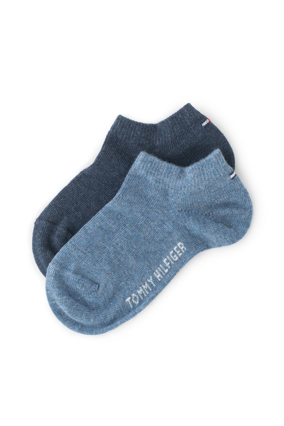 Tommy Hilfiger, Set de sosete scurte - 2 perechi, Albastru prafuit