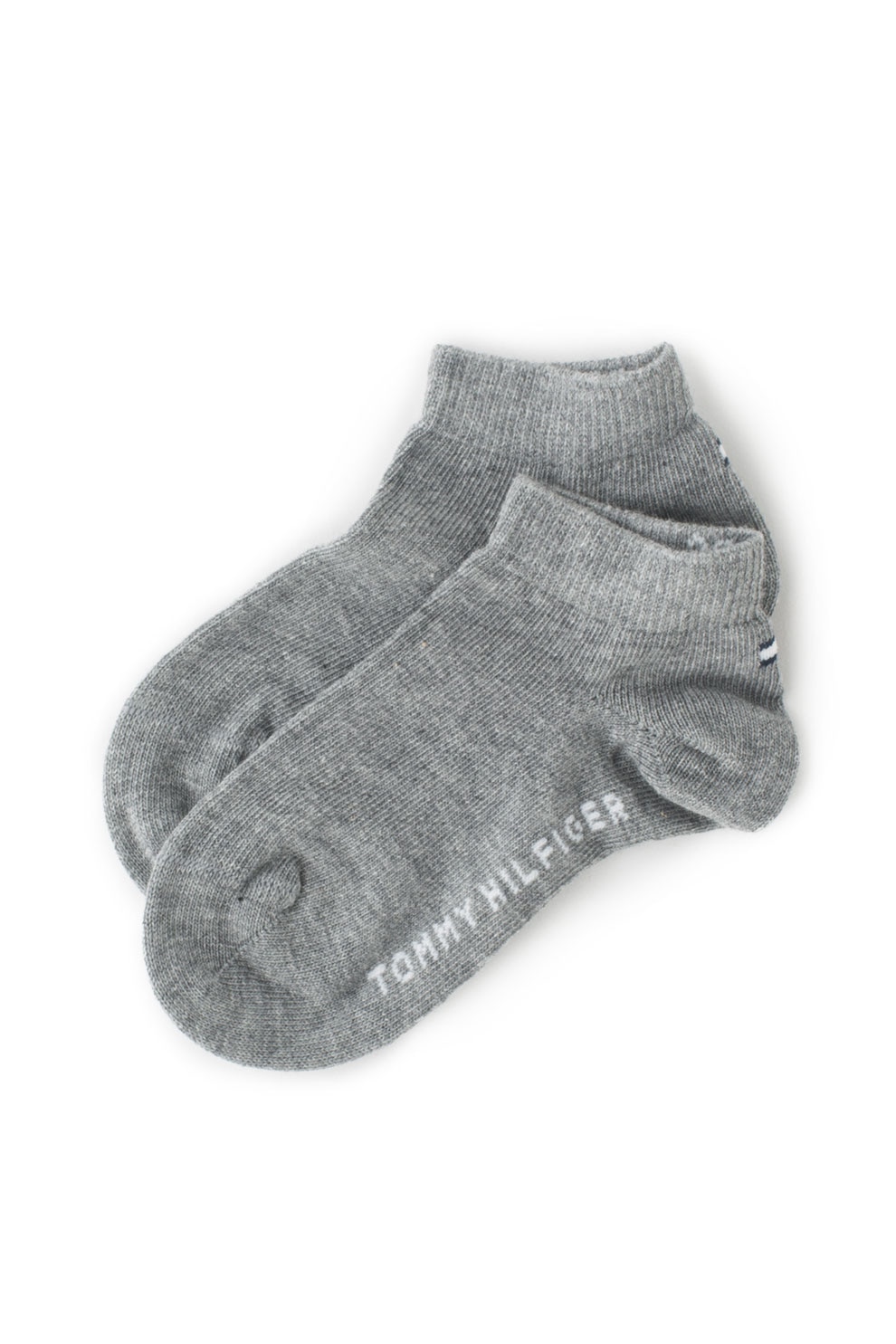 Tommy Hilfiger, Set de sosete scurte - 2 perechi, Gri melange