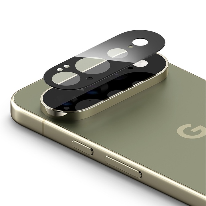 2x kamerafólia szett Google Pixel 11 Pro XL Ringke Full cover Glass, Automata applikátor, Egyszerű telepítés, Magas védelem, Prémium minőség, Fekete