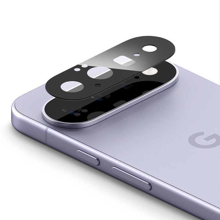 2x kamera fólia szett Google Pixel 11 Ringke Full cover Glass, Automata applikátor, Egyszerű telepítés, Magas védelem, Prémium minőség, Fekete