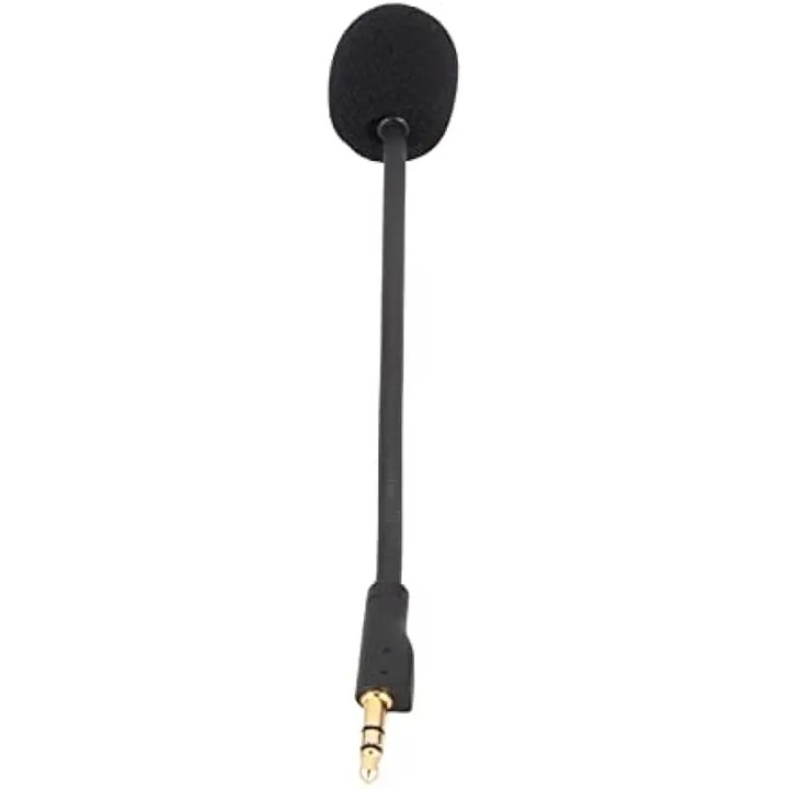 Microfon detasabil pentru casti K0544-26817-3662-AMC, compatibil G Pro/G Pro X, conector 3,5 mm rotativ aurit, brat flexibil, capota din spuma, negru