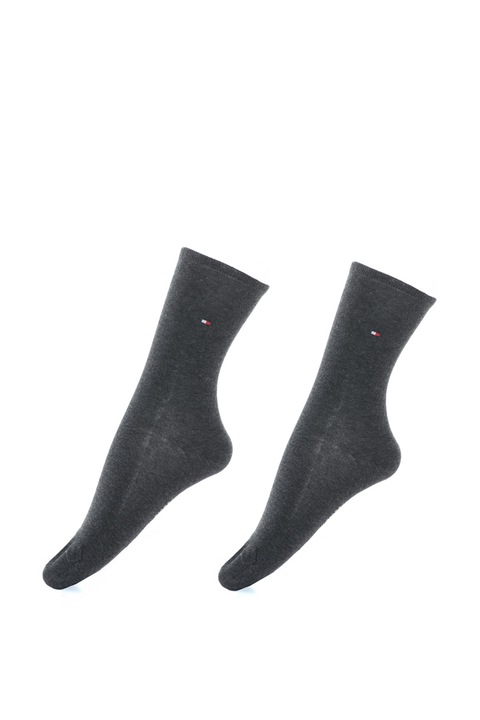 Tommy Hilfiger, Дълги чорапи - 2 чифта, Сив меланж, 39-42