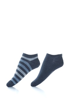 Tommy Hilfiger, Set de sosete - 2 perechi, Albastru prafuit Tommy Hilfiger, Set de sosete - 2 perechi, Albastru prafuit