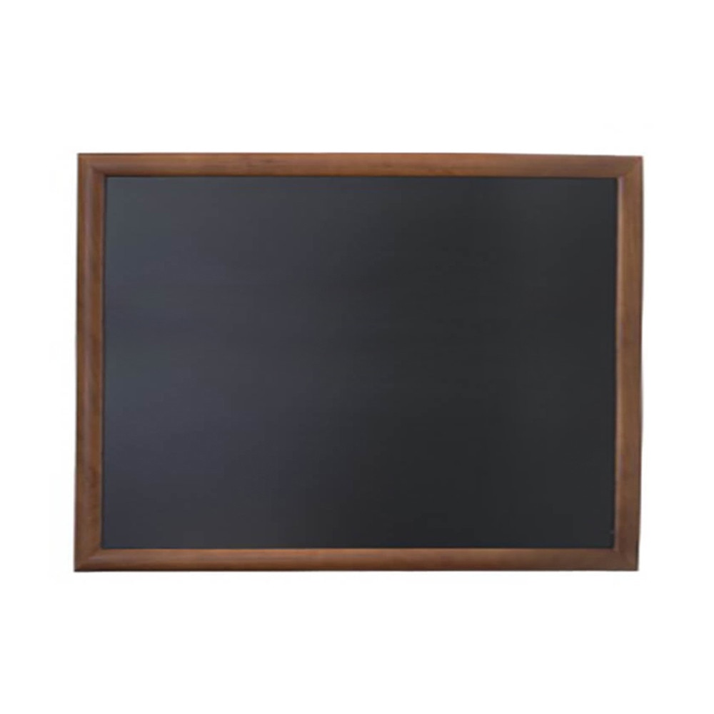 Tabla creta meniu neagra, BI-OFFICE, Transitional, 45x60 cm, rama lemn culoare nuc