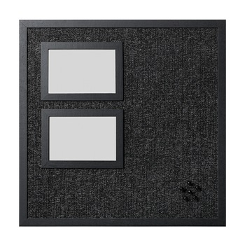 Panou fotografii, BI-OFFICE, 45x45 cm, textil, rama neagra Panou fotografii, BI-OFFICE, 45x45 cm, textil, rama neagra