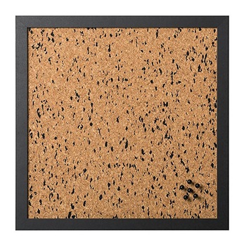 Panou de pluta cu puncte negre, BI-OFFICE, 45x45 cm, rama lemn neagra Panou de pluta cu puncte negre, BI-OFFICE, 45x45 cm, rama lemn neagra