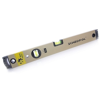 Nivela LUX profesionala 2 bule 60 cm, bula orizontala ochi de peste Nivela LUX profesionala 2 bule 60 cm, bula orizontala ochi de peste