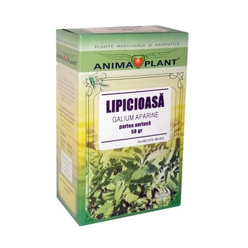 Lipicioasa, Galium aparine, planta maruntita pentru ceai, Anima Plant, 50 g Lipicioasa, Galium aparine, planta maruntita pentru ceai, Anima Plant, 50 g