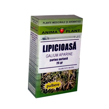 Lipicioasa, Galium aparine, pulbere, Anima Plant, 25 g Lipicioasa, Galium aparine, pulbere, Anima Plant, 25 g