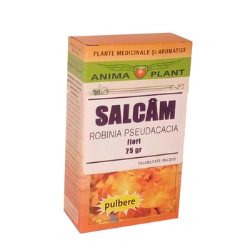 Salcam, Robinia pseudacacia, flori, pulbere, Anima Plant, 25 g Salcam, Robinia pseudacacia, flori, pulbere, Anima Plant, 25 g