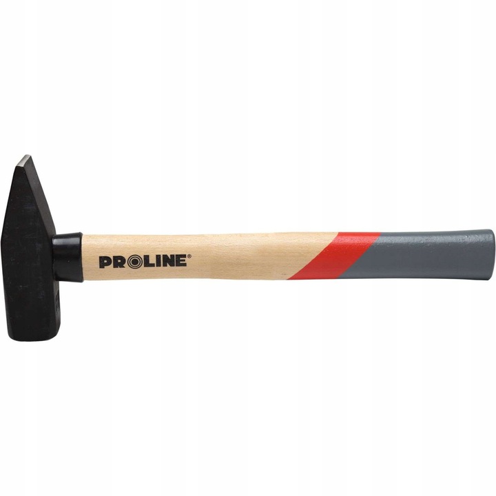 Ciocan profesional Proline 1kg, otel calit, maner lemn fag