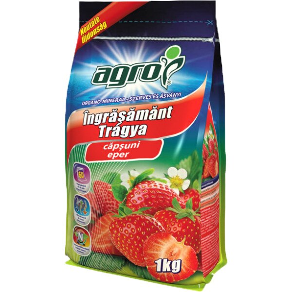 INGRASAMANT ORGANO-MINERAL PENTRU CAPSUNI AGRO, 1 KG