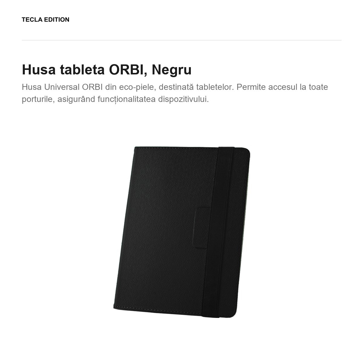 Husa tableta ORBI, Negru