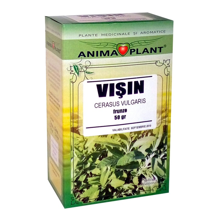 Visin, Cerasus vulgaris, frunze pentru ceai, Anima Plant, 50 g