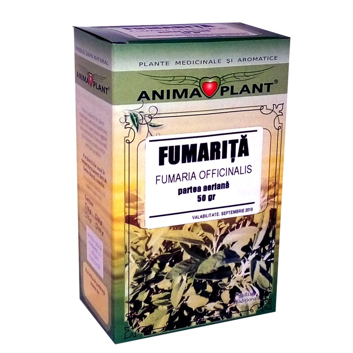 Anima Plant Fumarita Officinalis Gyógytea, 50 gr