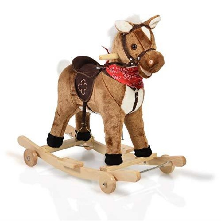 Дървена люлка с колела, Дървен кон