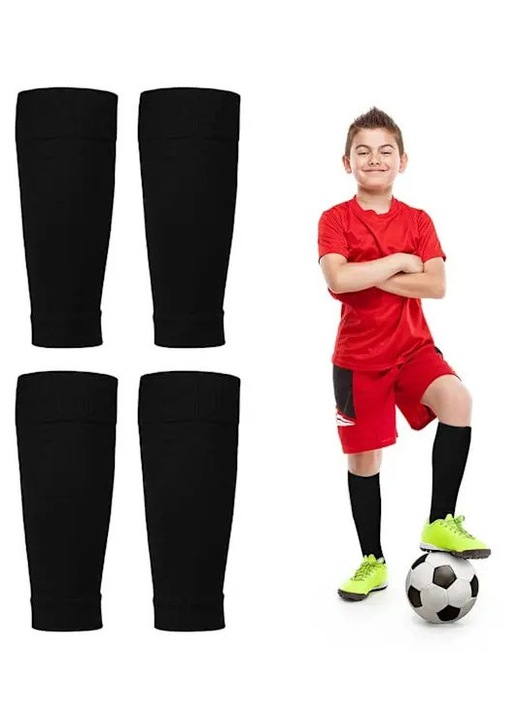 2 perechi de sosete de fotbal, sosete de fotbal, aparatori de tibie, sosete, sosete de echipa, sosete, sosete ajustate, negre, pentru meciuri de fotbal pentru copii