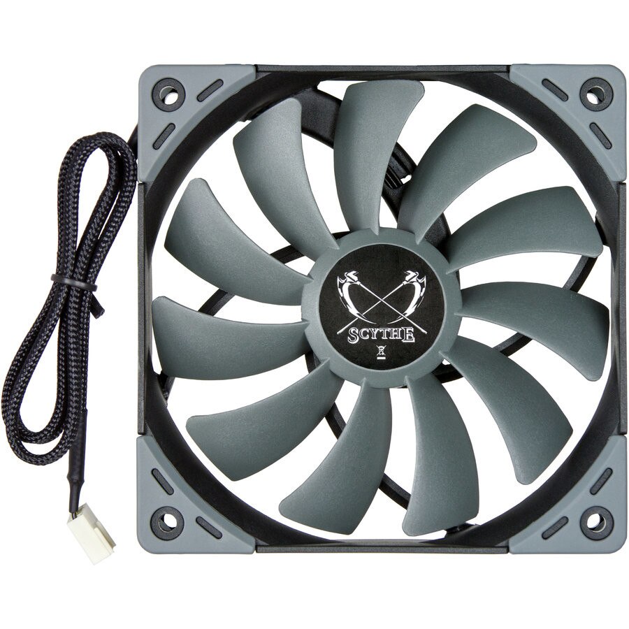 Ventilator Carcasa Scythe Kaze Flex 120mm, 1200 RPM, Sistem anti-vibratii, FDB Bearing