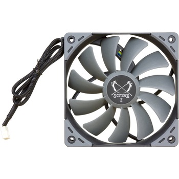 Ventilator ScytheKaze Flex, 120mm PWM 300-800 RPM, SU1225FD12L-RDP Ventilator ScytheKaze Flex, 120mm PWM 300-800 RPM, SU1225FD12L-RDP
