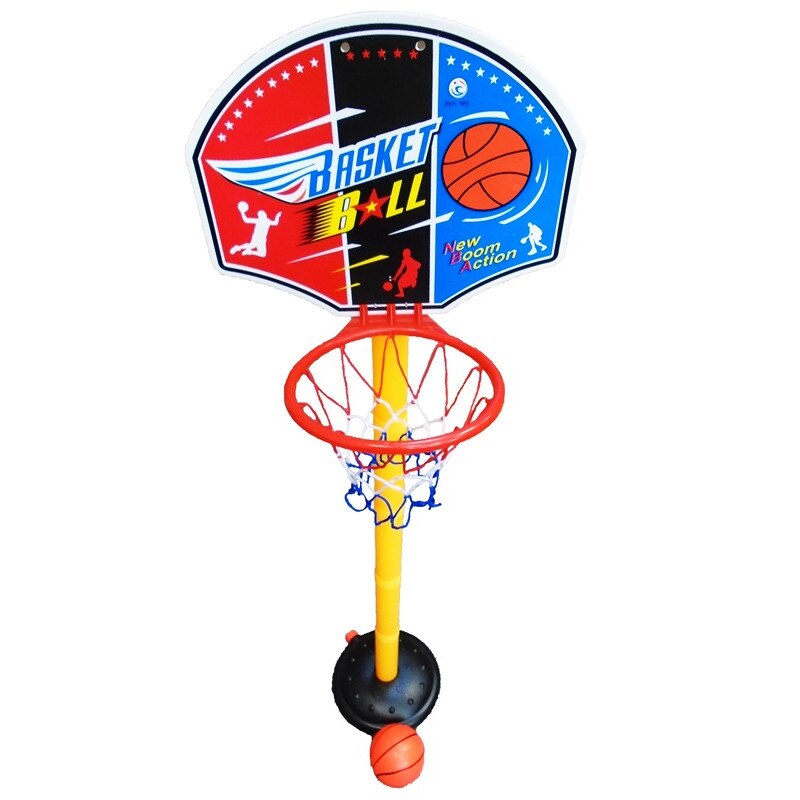 Set cos de baschet cu minge inclusa, 135 cm