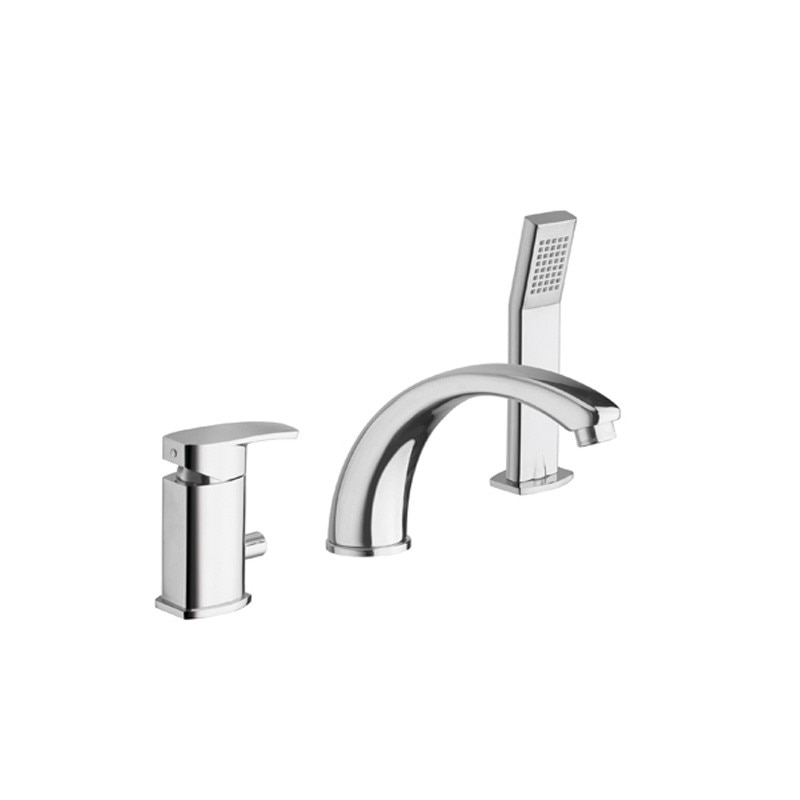 Baterie pentru cada cu 3 gauri, crom, Studio