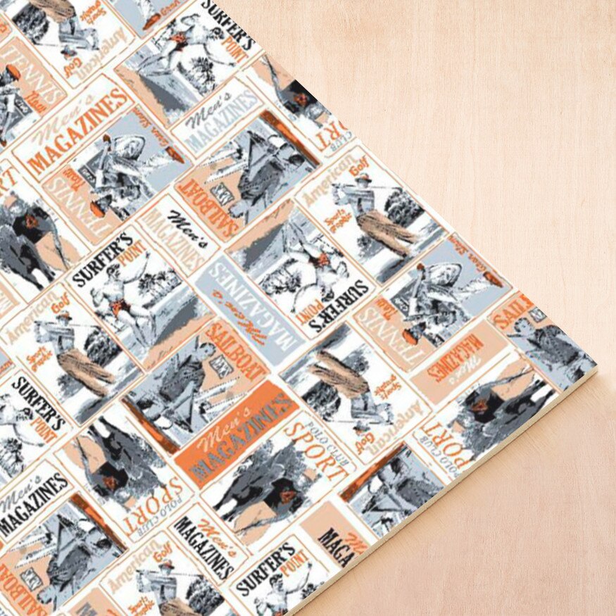 Set 4 bucati suport farfurie impermeabil, strat anti-alunecare, placemats, 30x45 cm, model vintage, Polo club