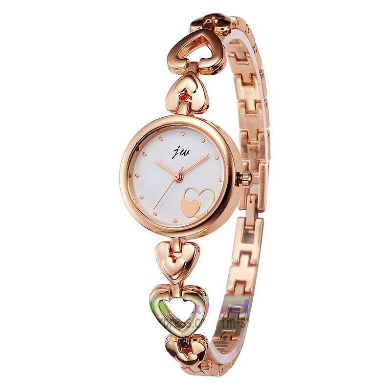 Ceas de dama elegant JW, bratara metalica cu model, CS561