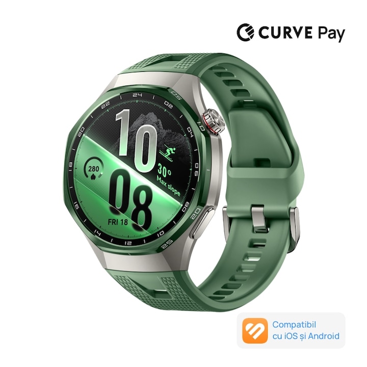 Smartwatch HUAWEI Watch Fit 4, Black Body with Black Fluoroelastomer Strap