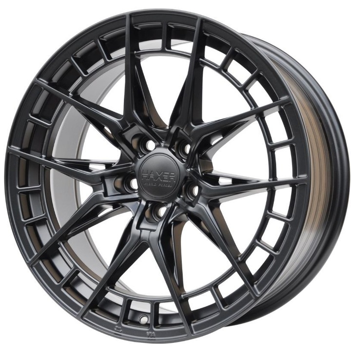 Set (4 bucati) jante HX046 18x8 5x112 ET34 - BLHM - negru semi-mat