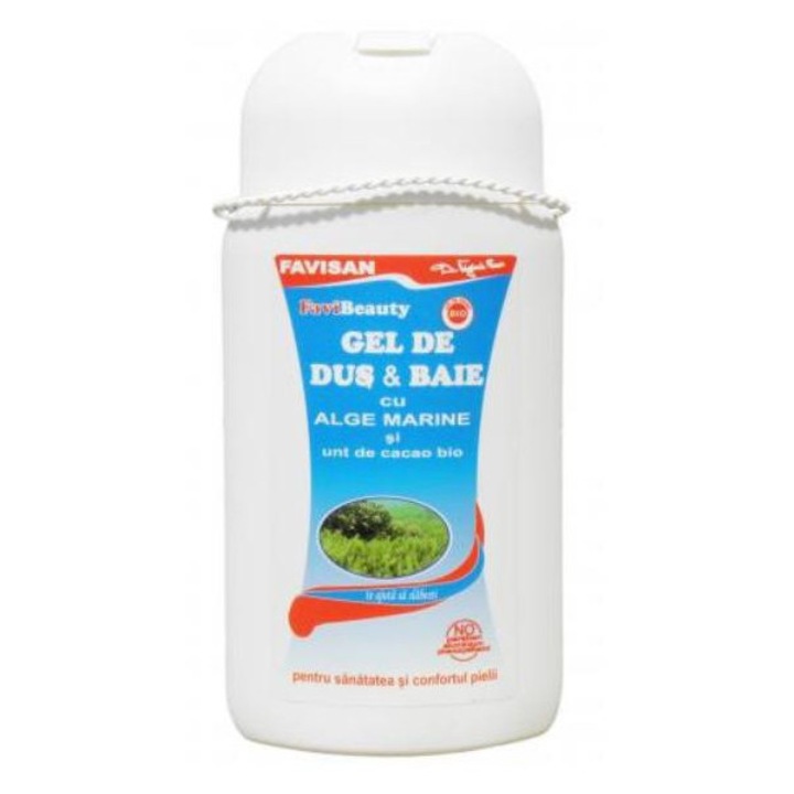 Gel dus&baie cu alge marine 300ml favisan