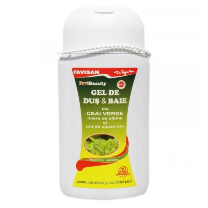 Gel dus&baie cu ceai verde 300ml favisan