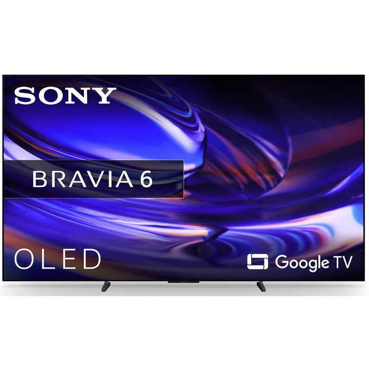 Televizor Sony BRAVIA 6 OLED 55A65, 139 cm, Smart Google TV, 4K Ultra HD, 120Hz, Clasa F (Model 2026)