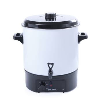 Boiler pentru bauturi fierbinti 27 lt, corp emailat, termostat 0-90 gr C, 1800W, Hendi, 460x480x349mm Boiler pentru bauturi fierbinti 27 lt, corp emailat, termostat 0-90 gr C, 1800W, Hendi, 460x480x349mm