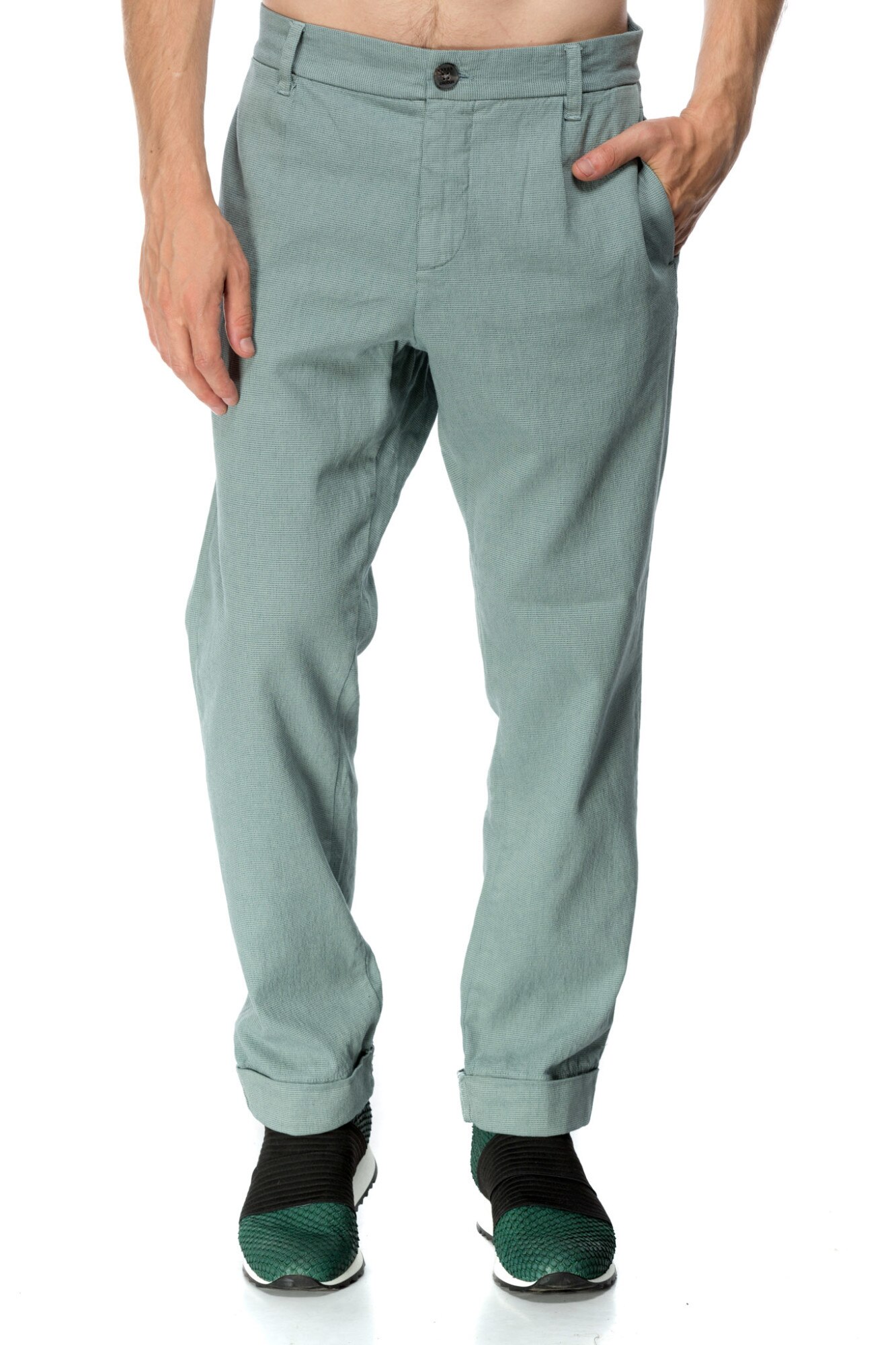 Pantaloni Hayden, CuAnna, Verde deschis