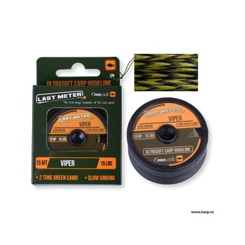 Fir Textil Prologic Viper Ultrasoft, Ss, 15.8 Kg/15 M Fir Textil Prologic Viper Ultrasoft, Ss, 15.8 Kg/15 M