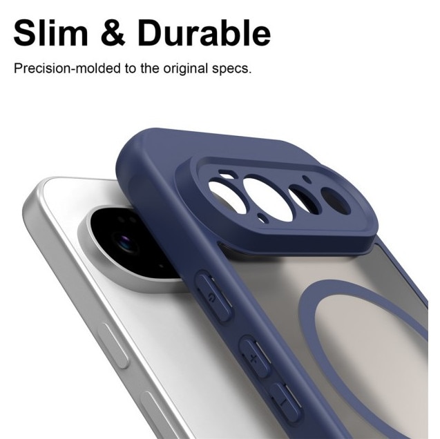 Husa Upzz® Halo Compatibila Cu Google Pixel 11 PRO, Protectie Camere si Colturi, Super Rezistenta, Albastru Navy