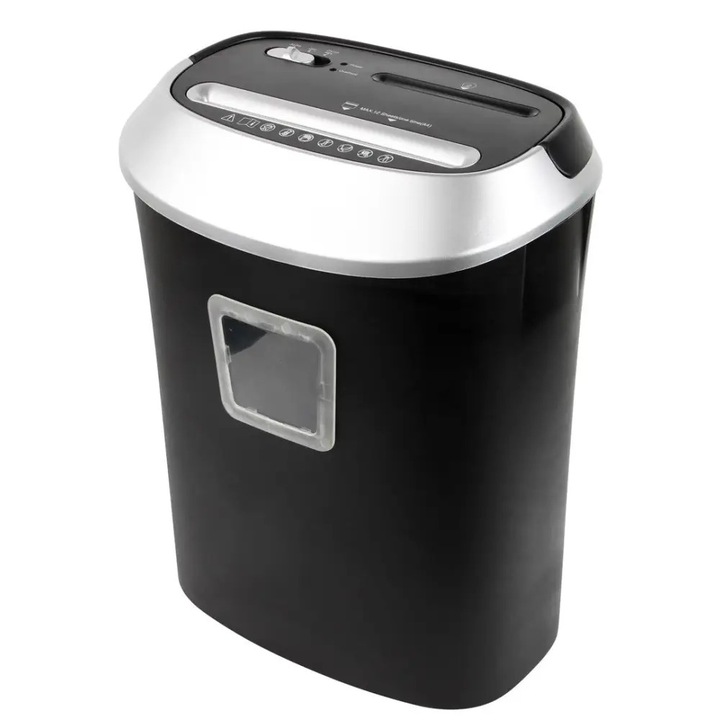 Iratmegsemmisítő 25L, ActiveJet, 12 lap, kártya, CD