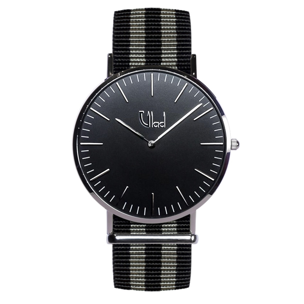 Ceas Vlad Horologes Vertor Black 04, Ecran safir, Curea interschimbabila